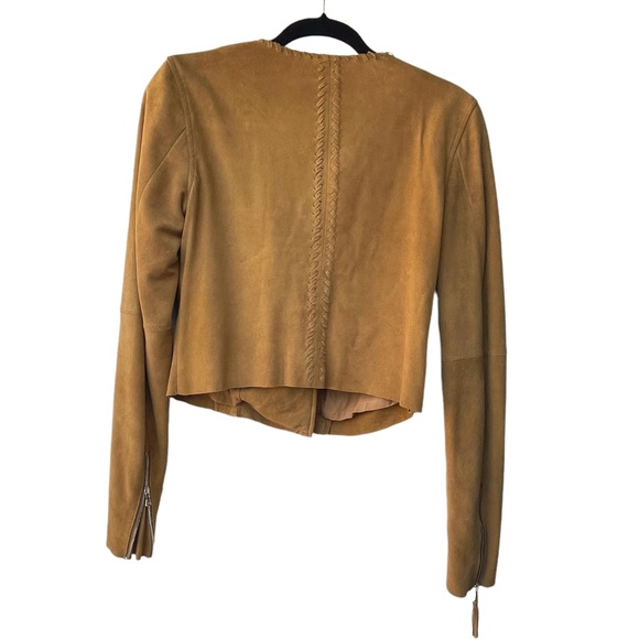 Paige Tiana Suede Cropped Jacket - Picture 2 of 10